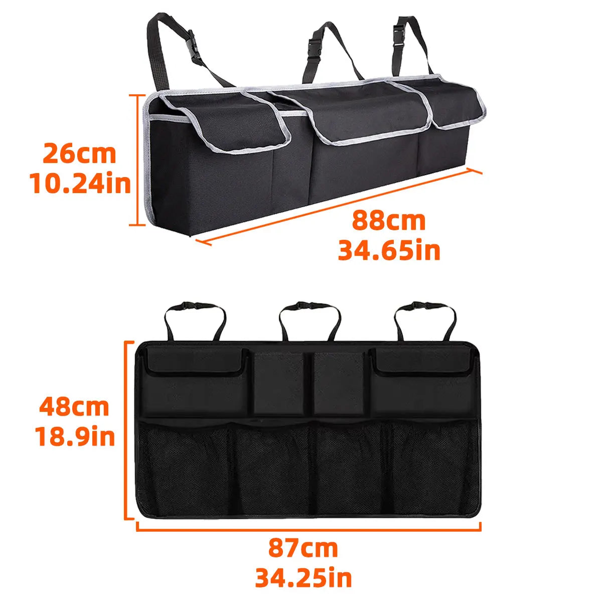 Car Seat Back Storage Bag Interior Organizer