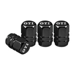 4Pcs Metal Car Tire Valve Caps for VW Models | Dust-Proof Tire Stem Covers lifestyle view