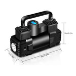 12V Metal Air Compressor Portable Dual Cylinder Auto Inflatable Pump 150PSI | Heavy Duty detail view