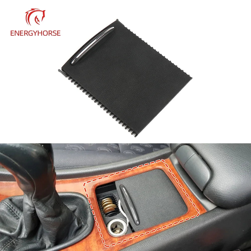 For Mercedes Benz C-Class W203 Car Center Console Sliding Shutters Cup Holder Roller Blind Cover Car-Styling 2036800123 9051