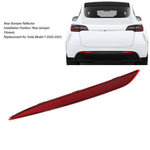 Rear Bumper Reflector Red Lens for Tesla Model Y 2020-2023 | Replacement Tail Light detail view