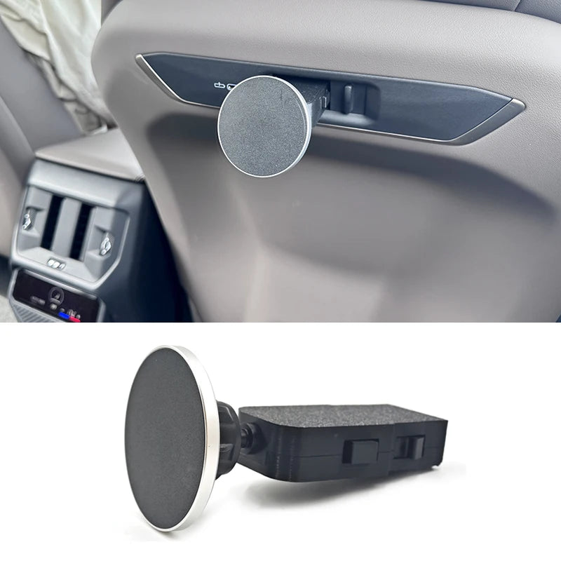 For BMW X3 2025 G45 Rear Seat Magnetic Pad Phone Holder Bracket Trim Auto Mount Car Accessories