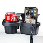 Car Cup Holder Phone Mount Tray Side Door Window Storage Barrel Pocket Hanging Rack Auto Interior Accessories
