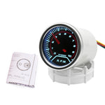 52mm 8-in-1 Car Gauge Set | Water Temp Oil Temp Oil Pressure Voltmeter Vacuum Tachomet close-up view