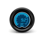 52mm Car Gauge Set | 7 Color LCD Digital Display Tachometer Boost Water Temp Oil Temp close-up view
