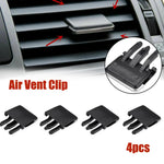4Pcs Front Air Conditioning Vent Outlet Tab Clip Kit For Toyota Vent Louvre Blade Adjust Slice Clamp Car Accessories