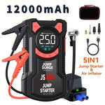 PAIVIROKU 5-in-1 Multifunctional Air Pump Jump Starter with Air Compressor 3000A Peak/150PSI Battery Jump Starter Digital Tire Inflator
