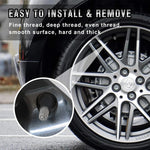 Tire Valve Stem Caps with O Rubber Ring | Universal Tyre Stem Covers for Cars SUVs Bikes detail view