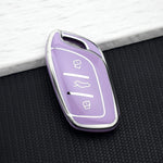 Soft TPU Car Key Case Cover Fob For MG ZS EV MG4 HS EHS MG5 MG6 MG3 MG7 GT ZX For Roe alternate view