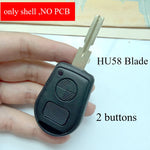 2 3 Buttons HU58 HU92 Blade Car Key Housing Key Case Shell for BMW E31 E32 E34 E36 E3 alternate view