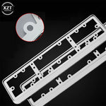 NEWEST 2PCS Car License Plate Frame Aluminum Alloy for EU Car License Plate Frame Numb close-up view