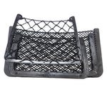 Black Multi Size Car Organizer Net Pocket Car Net Bag Phone Holder Rack Storage Mesh For detail view