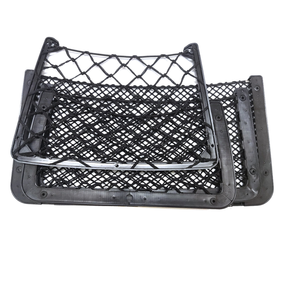 Black Multi Size Car Organizer Net Pocket Car Net Bag Phone Holder Rack Storage Mesh For detail view