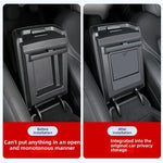 For Tesla Model 3 2017 2018 2019 2020 2021 2022 2023 Car Center Console Tidying Tray Armrest Case Hidden Storage Box Accessories