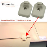 Sun Visor Holder Retainer Clips Gray/Black/Beige For Ford F150 2009 2010 2011 2012 2013 2014 Car Accessories AL3Z1504132AA New