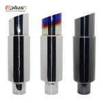EPLUS Car and Motorcycle Exhaust Pipe Muffler Tail Pipe | Universal Stainless Steel additional angle