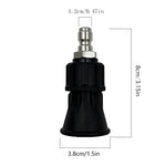 25/40 Degree Pressure Washer Nozzle Tips | Stainless Steel Spray Nozzle with Rubber Guar detail view