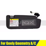Black Car Sun Visor Sunshade For Geely Geometry A/C Side Shade Sunvisor With Mirror Sunshade Cover Shade Interior Sunshade