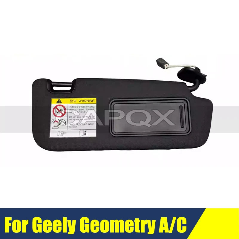Black Car Sun Visor Sunshade For Geely Geometry A/C Side Shade Sunvisor With Mirror Sunshade Cover Shade Interior Sunshade