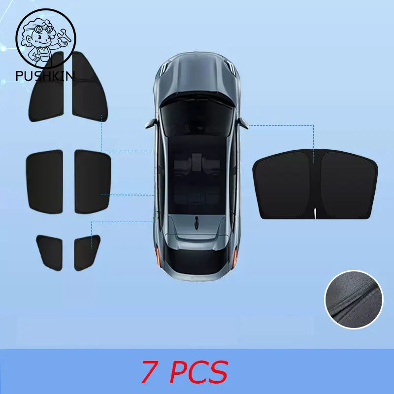 BYD Leopard 5 Denza B5 2025 2026 Car Sunshade | Side Window Privacy Curtains lifestyle view