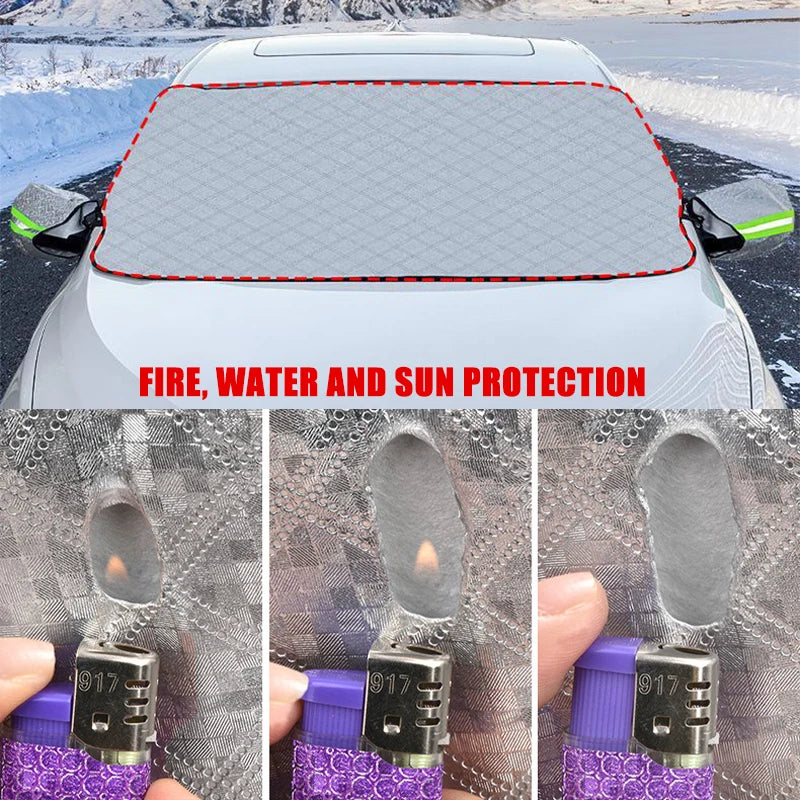 Waterproof Car Windshield Cover | Hail Proof Universal Sun Shade lifestyle view