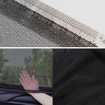 Magnetic Car Window Sunshade Mesh Cover 2 Pack Black detail view