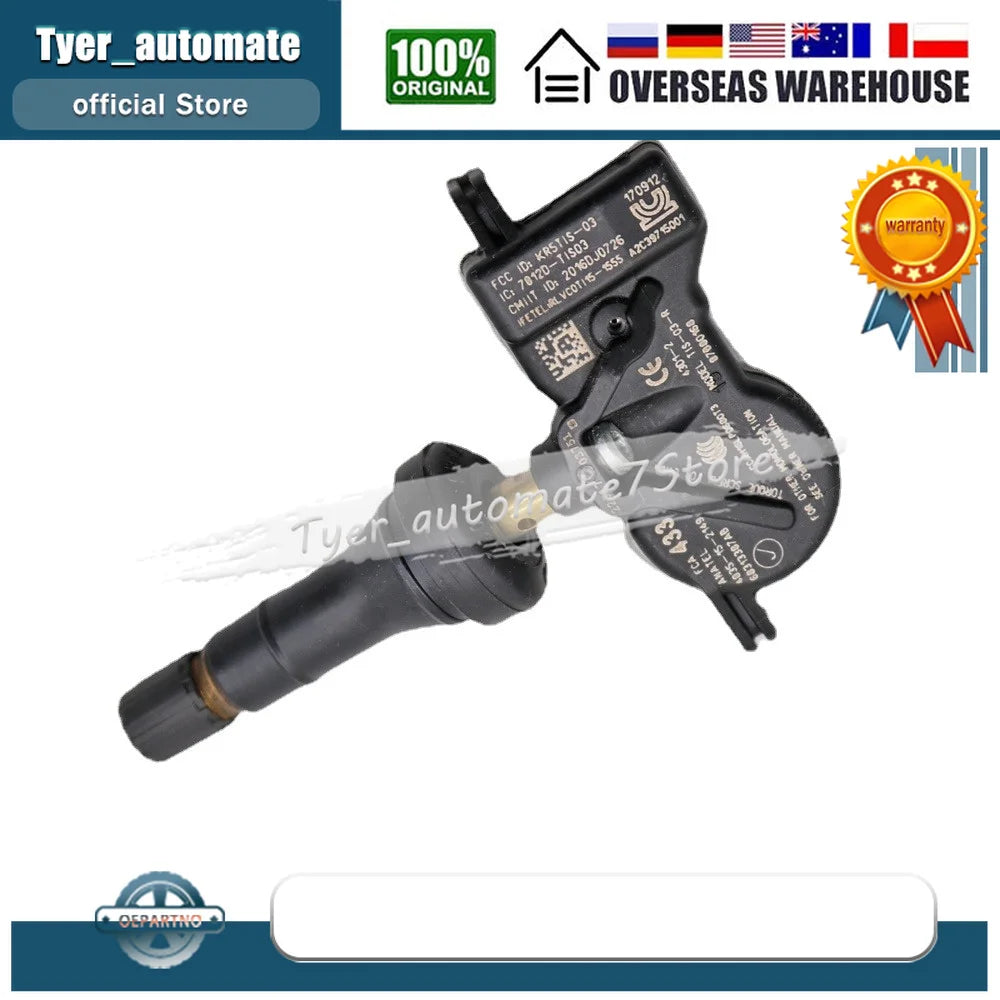 FOR 2017-2023 Jeep Renegade TPMS Sensor 433MHz | Tire Pressure Monitor 68313387AB 6 additional angle