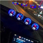 62mm GReddi LCD Digital Display Car Gauge | Oil Pressure, Temperature, Voltmeter & additional angle