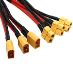 XT60 Parallel Battery Connector Y Splitter 14AWG Silicone Wire additional angle