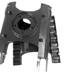 HUINA 1/14 1580 580 23CH Full metal Excavator Gearbox Tooth Box Metal Putter Gripper Q close-up view