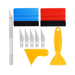Car Film Wrapping Tool Kit Window Tinting Tools Vinyl Wrap Felt Squeegee Wrap Stick additional angle