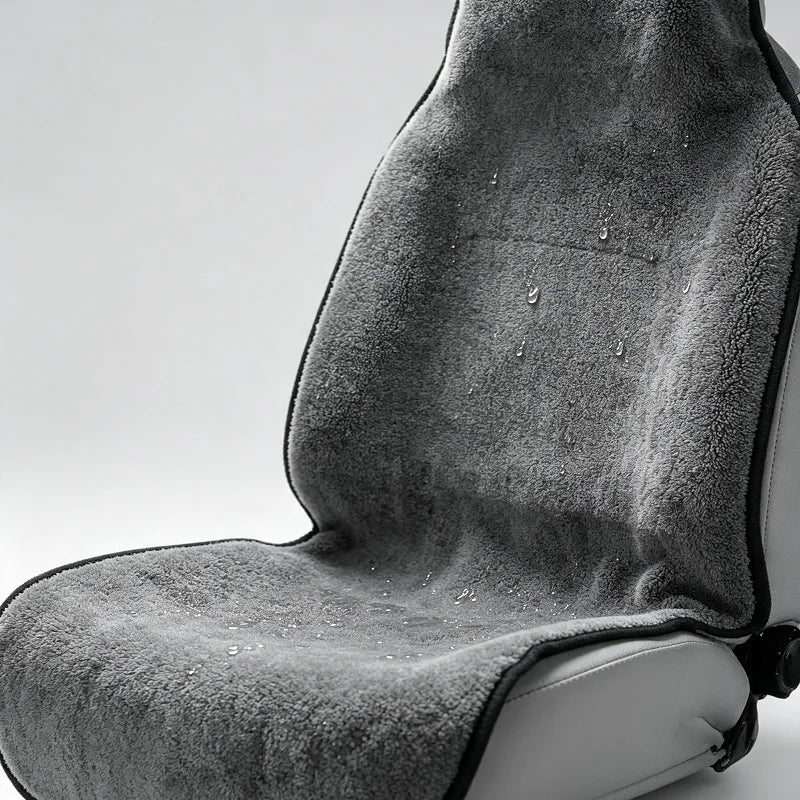Waterproof Polyester Knit Car Seat Cover lifestyle view