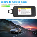 Car Sun Visor 2208100110 Sunshade Panel Housing Left/Right Makeup Cosmetic Mirror Cover for Mercedes S Class W220 1998-2005