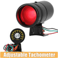 Red LED Adjustable Tachometer RPM Shift Light | Universal Pro Gauge with Adjustable Shift Light 1000