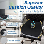 Ergonomic Memory Foam Car Seat Cushion, Anti-Pressure Hip Support Pad for Long Driving close-up view