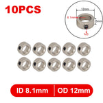 10PCS Metal Wheel Lock Collar Shaft Stopper 1.6-8.1mm for RC Model close-up view