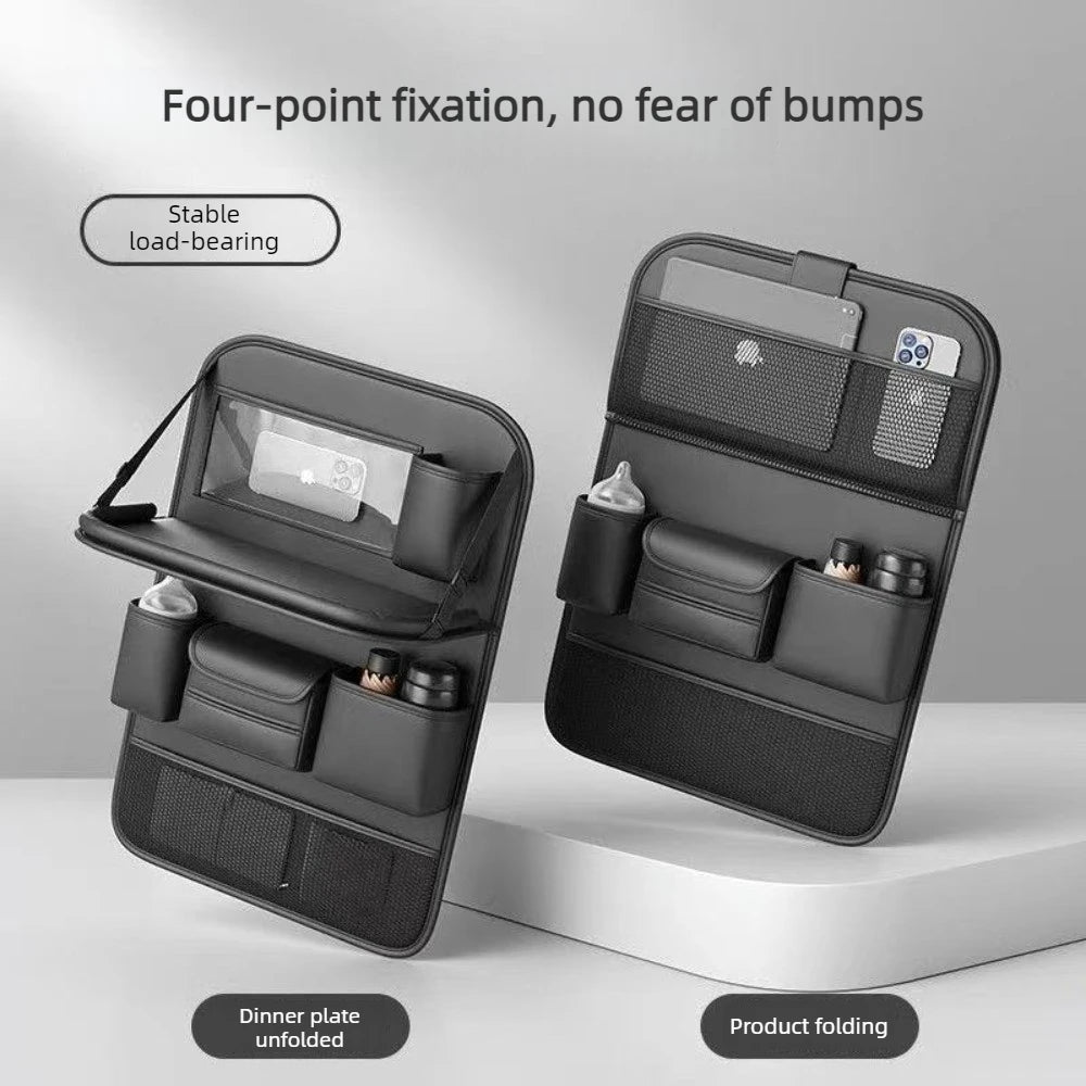 2026 Car Seat Back Organizer Tablet Holder Storage Bag, 1 Pack