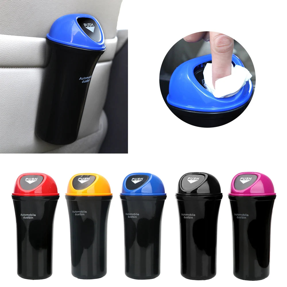 Car Trash Can with Auto-Bounce Lid alternate view