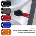 Colored Aluminum Alloy Valve Caps for Suzuki Models | Tire Valve Stem Air Dust Covers