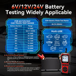 2026 KONNWEI KW331 Professional Car Battery Tester 6V 12V 24V AMG/EFB/GEL Battery Cranki detail view