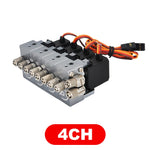 RC Hydraulic Rotary Valve Block 4mm Nozzle for Excavator Models lifestyle view