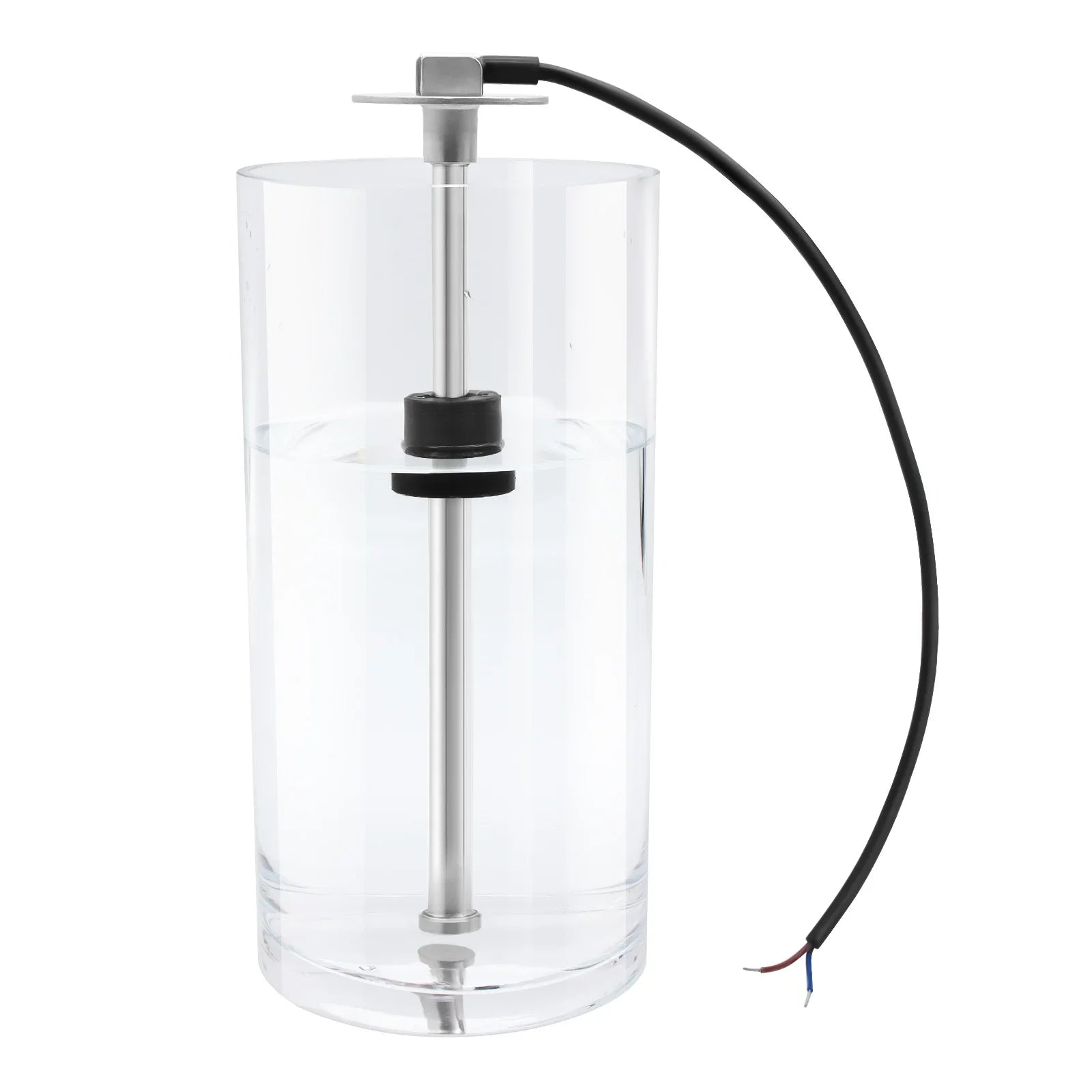 Green LED Digital 2 IN 1 52mm Gauge with Alarm | Water Level and Sewage Level Meter additional angle