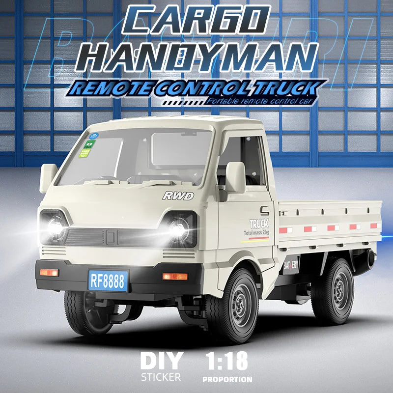 ZWN 1:16/1:18 RC CAR Simulation Drift Climbing Truck Led Light Small Cargo Remote Contro detail view
