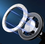 Magnetic Car Phone Holder Vacuum Suction 360° Foldable close-up view