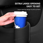 Car Side Door Cup Holder PU Leather Waterproof Wear-Resistant Universal