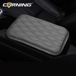 PU Leather Car Armrest Pad Cover Accessories Center Console Protector Cushion for Toyota Corolla Camry Rav4 Yaris Prius Prado