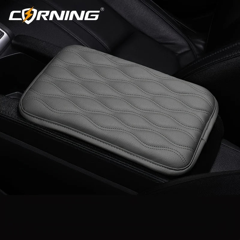 PU Leather Car Armrest Pad Cover Accessories Center Console Protector Cushion for Toyota Corolla Camry Rav4 Yaris Prius Prado