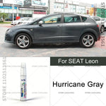 For SEAT Leon Red Silver Blue Gray Yellow White Snow White Car Paint Repair Pen Touch close-up view