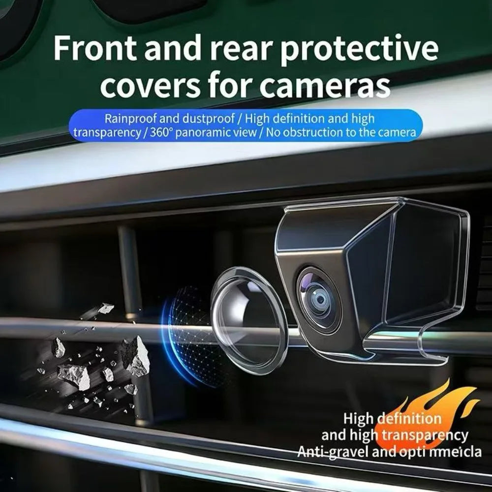 2PCS Car Camera Lens Protector Rear View Backup Camera Cover 360° Camera Protection Anti detail view