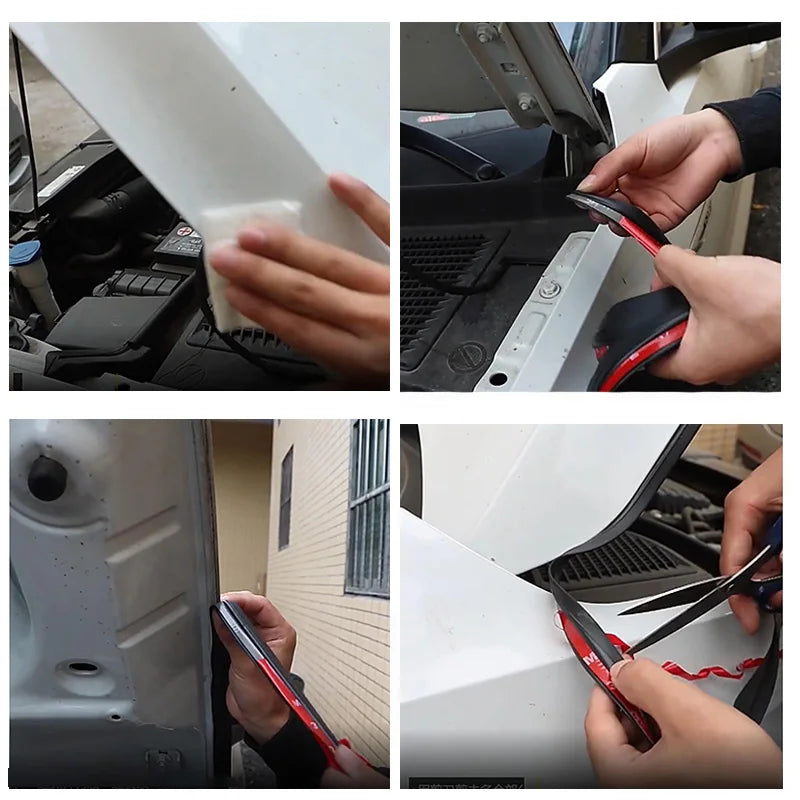 Car Hood Seal Strip 4M (157.48in) | Self-Adhesive Waterproof and Dust Protection Strip detail view